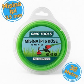 Resim CMC Tools CMC4212 6 Köşe Misina İpi 3.5 mm 38 Metre 