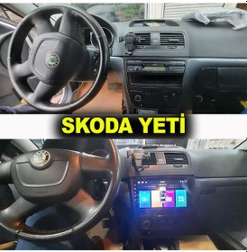 Resim Skoda Yeti 2012 / 2014 10 İnç 4-32 Pro Model Qled Ekran 9" 
