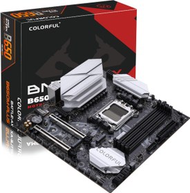Resim Colorful BATTLE-AX B650M-PLUS WiFi V15 DDR5 7600Mh mATX AM5 Gaming (Oyuncu) Anakart 