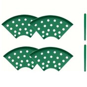 Resim Willowhaven Yeşil 8'li Çilek Desteği, Paslanmaz Çürüme Önleyici Nefes Alabilir Bahçe Askılığı 