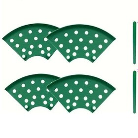 Resim Willowhaven Yeşil 8'li Çilek Desteği, Paslanmaz Çürüme Önleyici Nefes Alabilir Bahçe Askılığı 