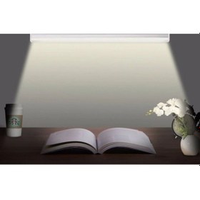 Resim 1 Adet 60 Cm, 9 Watt Beyaz Işık Ledli Eklenebilir T5 Bant Armatür, T5 Armatür, Tavan, Duvar Armatürü Beyaz 