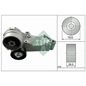 Resim Ina 534014610 Alternatör Gergi Rulmanı Kütüklü Connect 02 14 Focus I 98 04 1.8 Tdci 1s4q6a228af-1069359-1073485-1079155 