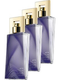Resim Avon Attraction Game Kadın Parfüm Edp 50 Ml. Üçlü Set 