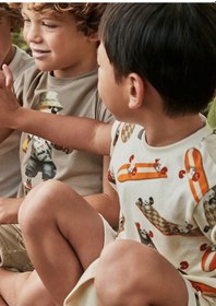 Resim Mayoral Kaykay Baskılı Erkek Çocuk T-shirt 3038 Turuncu 