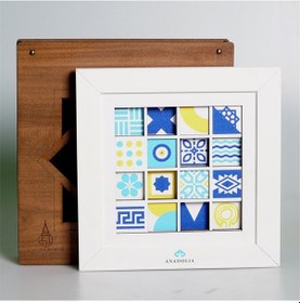 Resim Nazar Renkleri 3 Boyutlu Ahşap Duvar Panosu 