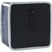 Resim Araba Koltuğu Arkası Çöp Kovası Otomotiv Çok Fonksiyonlu Depolama Organizatörü, Stil: Siyah Gri Kenar 