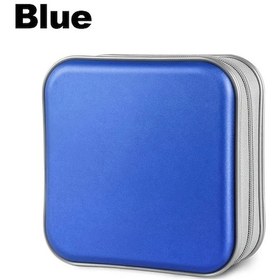 Resim Sunshine022 Mavi 40 Gözlü Taşınabilir Cd Dvd Kılıfı Dayanıklı Disk Organizatörü 