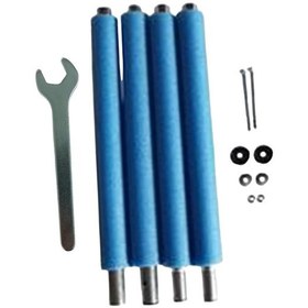 Resim Suntek 4 Adet Trambolin Direkleri Yedek Evrensel Çelik 1,76m 