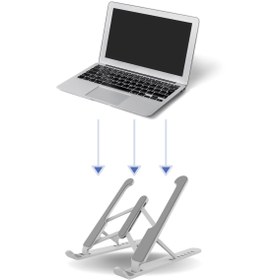 Resim RiverWorld River World Ayarlanabilir Plastik Dizüstü Destek Tabanı Katlanabilir Taşınabilir Laptop Sehpası Yüks 
