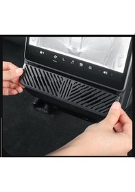 Resim Tesla Model Y Juniper İçin Uyumlu Arka Koltuk Klima Havalandırma Koruyucu Siyah 