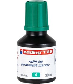 Resim Edding T25 Yeşil Permanent Mürekkeb 25Ml 