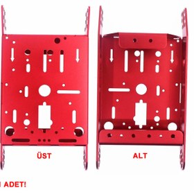 Resim Genel Markalar Alüminyum Robot Araba Gövdesi Metal Şase Stem Eğitim Mbot Çizgi İzleyen Yarışma Diy Oyuncak Endüstri 