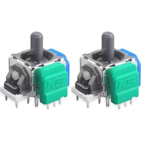 Resim Pop Konsol 2 Adet Xbox One Uyumlu Manyetik Mıknatıslı Analog 3D Joystick Hall Sensör Xbox One Kol Yedek Parça 