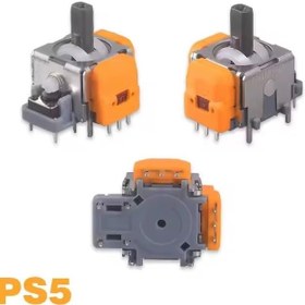 Resim PS5 Orijinal Hall Effect Analog Motor Mekanizma Joystick Turuncu 1 Adet 