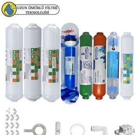 Resim Pemax Water Solutions Purefer Kapalı Kasa Su Arıtma Cihazları Sertifikal 8'li Filmtec Dupon Mebran Mineral -Alkalili-Detox 