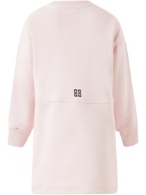 Resim Çocuk Kanguru Cepli Logo Elbise - Pembe - 14Y 