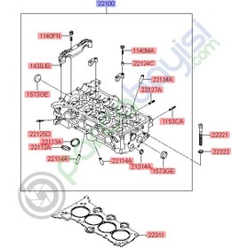 Resim Silindir Kapağı 405W42Bs00 Kia Cerato Ceed Orjinal | 221002B702A 