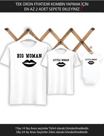 Resim Big Little Woman Anne Kız Tişört 