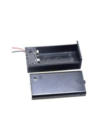 Resim 9v Pil Yuvası Kapaklı Anahtarlı 