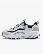 Resim Skechers Arch Fit D'Lites Kadın Sneakers - Beyaz 149805 WBK Beyaz 