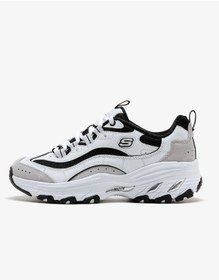Resim Skechers Arch Fit D'Lites Kadın Sneakers - Beyaz 149805 WBK Beyaz 