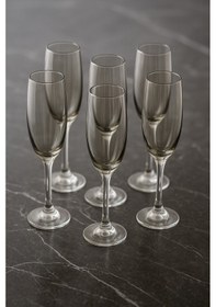 Resim Grandora 6 Lı Şık Kahve Yanı Bardak Seti Ince Camlı Şeffaf 