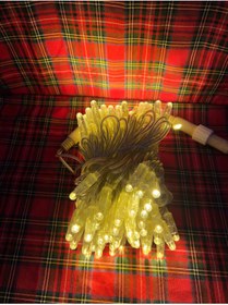 Resim OKYANUSAYD DIŞ MEKAN FİŞLİ 220V ŞEFFAF KABLO 10METRE SABİT SARI IŞIK GÜNIŞIĞI EKLENEBİLİR LED YILBAŞI IŞIK 