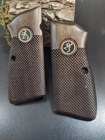 Resim ZIB GRIPS Browning HP 14 Pistol Grip Handmade From Walnut Wood Ars.022 
