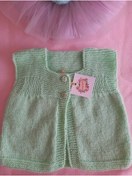 Resim Candy Babies Yün Bebek Yeleği YB677 
