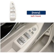 Resim Lhd Çok Renkli Araba Ön Sol Sağ Pencere Kaldırıcı Anahtarı Dış Çerçeve Front White L 1 Piece Set 