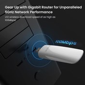 Resim Tenda U12 Wireless Dual Band Usb Adaptör 