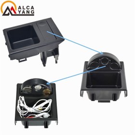 Resim ALPEROTOMOTİV Bmw E46 Orta Konsol Bozuk Para Kutusu Siyah 