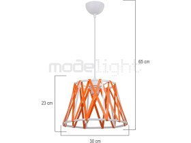 Resim Modelight Şebnem Tekli Sarkıt Turuncu Salon-Oturma Odası-Çocuk Odası-Yemek-Yatak Odası--Antre-Mutfak 