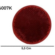 Resim Kırmızı Yapıştırma Yuvarlak Plastik Reflektör Made In Usa 