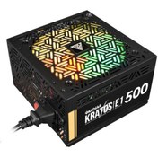 Resim GAMDIAS KRATOS E1-500, 500W, RGB, GAMING PSU (BOX) Diğer