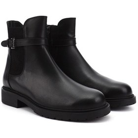 Resim Gönderi R Siyah Tokalı Hakiki Deri Chelsea Bot Siyah 