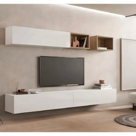 Resim Maxvivo Oak Beluça Tv Ünitesi 