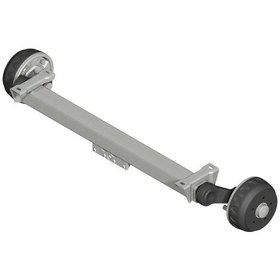 Resim Knott 1800kg 5x112 1850 - 2320mm Torsiyonlu Frenli Aks Dingil 