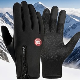 Resim 1 Çift Erkek & Kadın Termal Dokunmatik Ekranlı Akıllı Telefon Uyumlu Parmaklar, Fermuarlı İlkbahar Eldiveni (Siyah/Mavi/Pembe) - Kayak, Bisiklet Sürme, Yürüyüş, Snowboard için Soğuk Hava Spor ve Açık Hava Etkinliklerine Özel Eldivenler, El Isıtıcılar, Erkek Kış Eldivenleri, Erkekler için kışlık giysiler, Erkek Kar Ekipmanı, Erkek Kış Eldivenleri, Erkekler için Termal Giyim, Erkek Kışlık Giysiler, Erkekler için sıcak kış eldivenleri, Kışın Olmazsa Olmazları, 