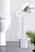 Resim WAPPA Silikon Tuvalet Fırçası Bükülebilir Silikon Wc Klozet Fırçası 
