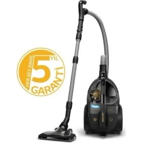Resim Philips Triactive Ultra Başlık ve Powercyclone 10 Teknolojisi ile Premium Toz Torbasız Elektrikli Süpürge, Metalik Gri 