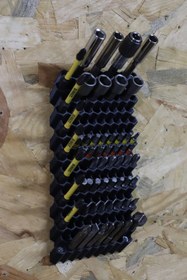 Resim Tasarım 140 Adetli Hex Bits Uç organizeri 