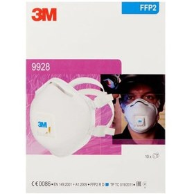 Resim 3M 9928 Ffp2 Yangın, Duman Kaynak Maskesi 10'Lu 