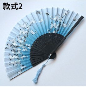 Resim Xiyyadms Zeki Bambu Ve İpek Oriental Manzaralı Katlanabilir Fener - Geleneksel Dekoratif Ve Fonksiyonel Ev/parti Aksesuarı Stil 2 