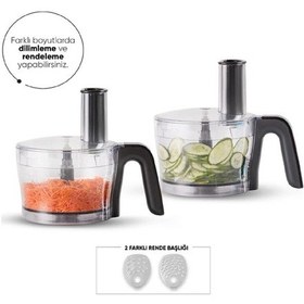 Resim Karaca Mastermaid Power Essential 2000 W Mutfak Robotu Ve Blender Seti 