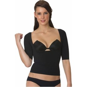 Resim Emay Seamless Kadın Göğsü Açık Kısa Kollu Korse 5014 