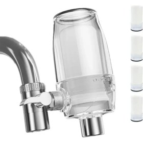 Resim Musluk Su Filtresi 2 Modlar Lavabo Su Filtresi 360 Derece Dönen Banyo Musluk Filtre Lavabo Musluk Su Filtre Sistemi (Yurt Dışından) 