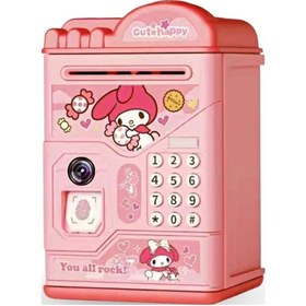 Resim Büro Ev Ofis Çocuk Hediyesi İçin Kuromi Figür Şifreli Atm Kumbara 