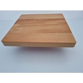 Resim Bintaşmobilya Kayın Kütük Cafe Masa Üstü Tablası 60X60.Cm 